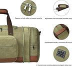 Litvyak Duffle Bag for Travel, 50L Canvas Travel Duffel Bags Overnight Weekend - Image 5