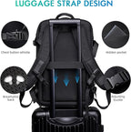 Carry on Backpack for Women Men 40L Flight Approved Travel Backpack Fit 17 Inch - Image 6