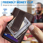 Airtag Wallet for Men, with Money Clip Gift Boxed, Slim Front Pocket Wallet - Image 6