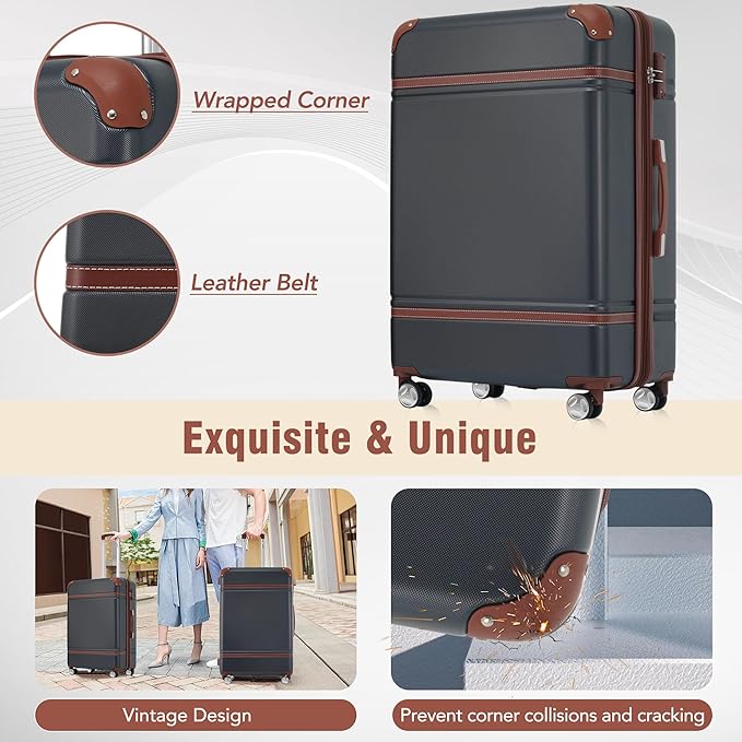 Merax Luggage Set 2 Piece Suitcase Set - Image 6