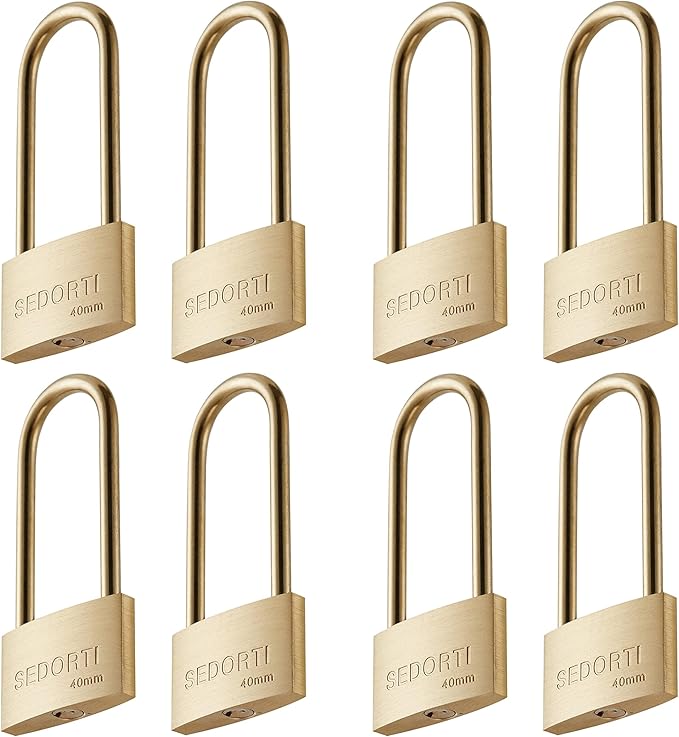 Weather Proof Lock, Keyed Alike Solid Brass Padlocks by SEDORTI