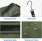 Suitcase Organizer, Travel Luggage Organizer Portable Hanging Travel Shelves - Image 4