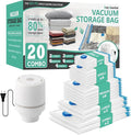 Cozy Essential 20 Pack Vacuum Storage Bags by CozyEssential