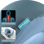 Skechers Women's Memory Foam Neck Pillow, Comfortable & Breathable Travel Pillow - Image 7