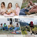KingCamp Sleeping Bag for Adults, Cold Weather & Warm XL Big and Tall Flannel - Image 6
