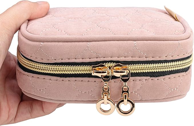 Teamoy Mini Jewelry Travel Case, Storage Organizer Bag - Image 6