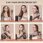 6 in ONE Blow Dryer Brush,