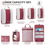 8 Set Compression Packing Cubes - Image 4