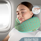 Skechers Women's Memory Foam Neck Pillow, Comfortable & Breathable Travel Pillow - Image 2