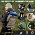 Travel & Camping Comfortable Memory Foam Pillow – Easy to Carry Portable Bag – - Image 6