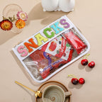 DYSHAYEN Chenille Letter Clear Zipper Pouch - Image 3