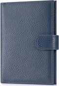 Passport Holder for Travel Women RFID Blocking Genuine Leather Passport Wallet by FREYAMIRA