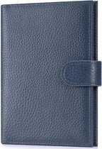 Passport Holder for Travel Women RFID Blocking Genuine Leather Passport Wallet by FREYAMIRA