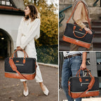 Weekender Bag for Women, Travel Duffel Bag Carry On Overnight Bag - Image 7