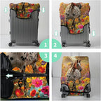 Luggage Cover Suitcase Protector + Tag, Spotted Horse Garden Travel Suitcase - Image 7