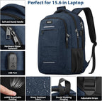 Backpack for Men Women, School Backpacks for Teen Boys, Business Anti Theft - Image 3