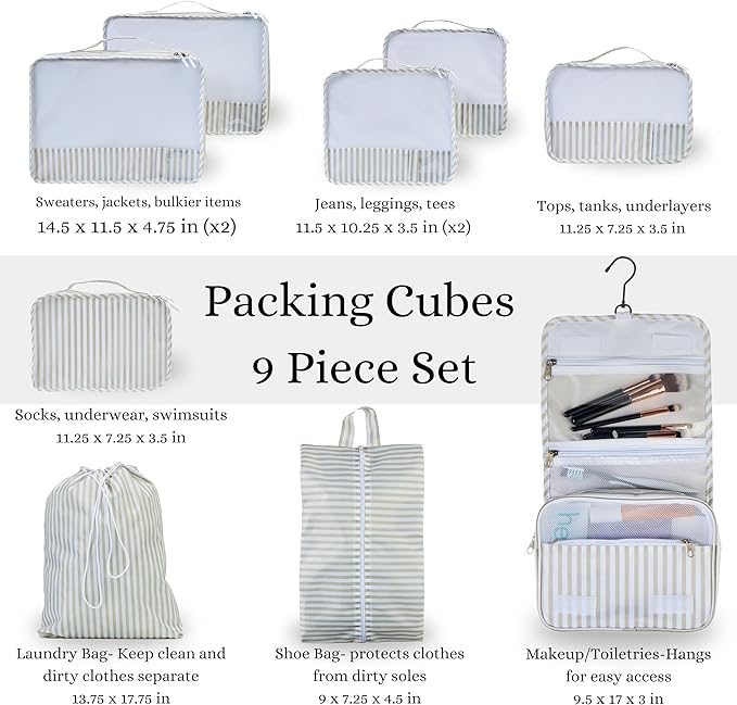 9 Set Packing Cubes - Image 2