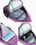 WATERFLY Crossbody Sling Backpack Sling Bag Travel Hiking Chest Bag Daypack - Image 5