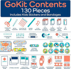 KeepGoing Travel First Aid Kit for Kids – 130 Pc. for Car, Diaper Bag & Backpack - Image 5