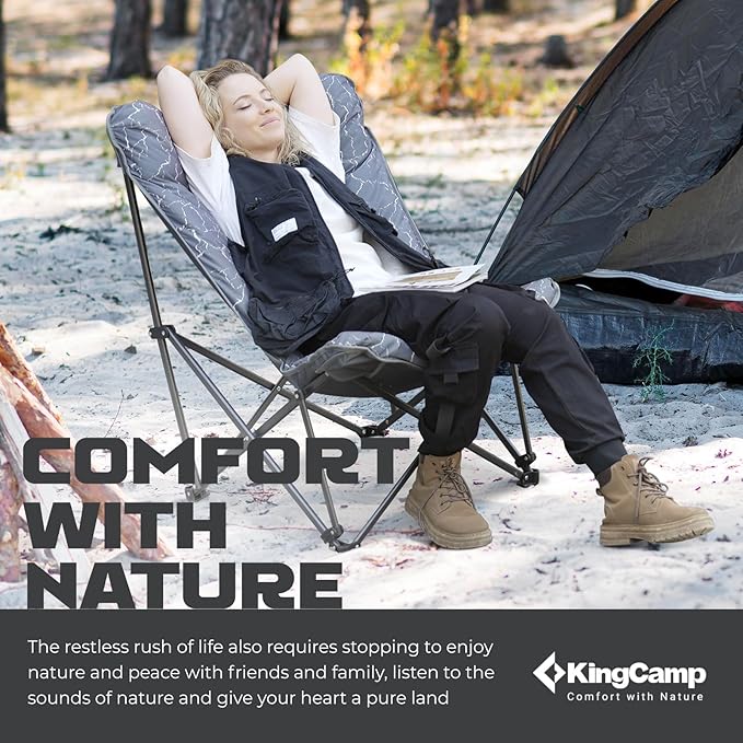 KingCamp Butterfly Chair Oversized XL Saucer Chair - Image 8