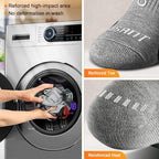 BULLIANT Compression Socks for Men 6Pairs, Athletic Crew Socks Cushioned For - Image 9