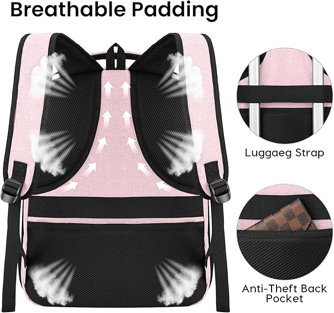 Backpack for Girls Women, School Backpack for Teen Boys, Lightweight Casual - Image 6