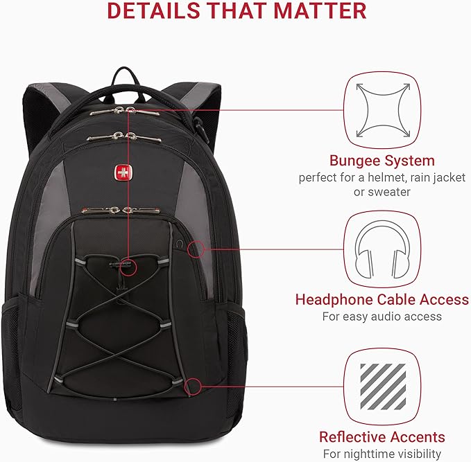 SwissGear 1186 Bungee Backpack - Image 3