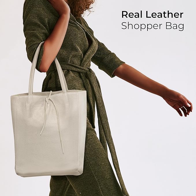 Italian Calf Leather Tote for Women - Image 8