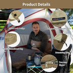 Naturehike Sleeping Bags for Adults, 23/39℉ Mummy Backpacking Sleeping Bag - Image 3