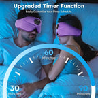 LC-dolida White Noise Sleep Mask, 3D Sleep Headphones - Image 5