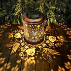 Solar Lanterns Outdoor Waterproof Hummingbird Christmas Garden Decor by Diinor