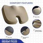 Skechers Memory Foam Seat Cushion, Office Chair Cushion - Image 3