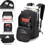 Tzowla Anti-Theft Water Resistant 17.3 Inch Laptop Backpack - Image 5