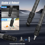 71" Carbon Fiber Travel Tripod - Image 5