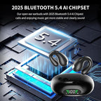Open Ear Earbuds Wireless Bluetooth 5.4 Earphones, Flexible Clip On Ear buds - Image 4