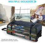 Gonex Rolling Duffle Bag with Wheels, 100L Water Repellent Large Wheeled Travel - Image 3