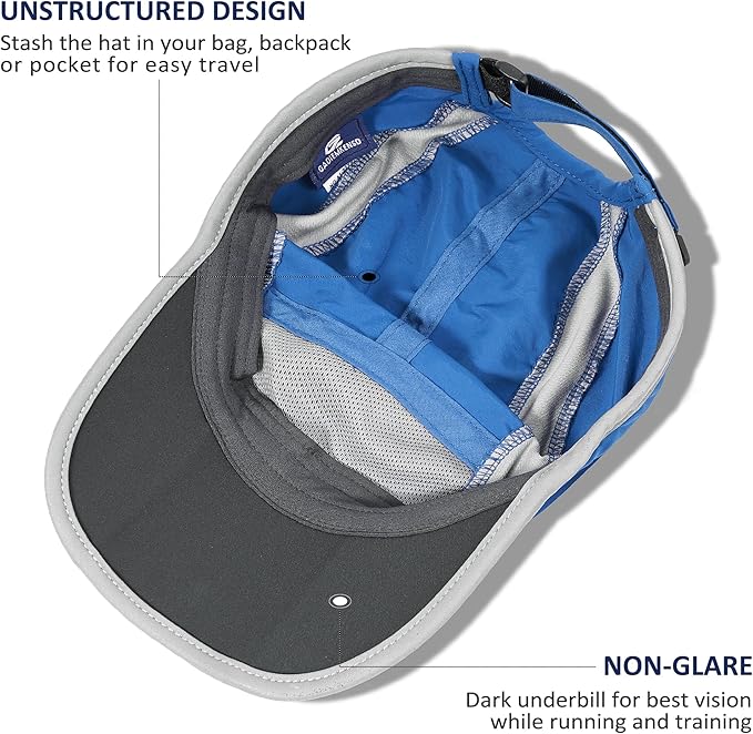 GADIEMKENSD Reflective Folding Outdoor Hat Unstructured Design UPF 50+ Sun - Image 4