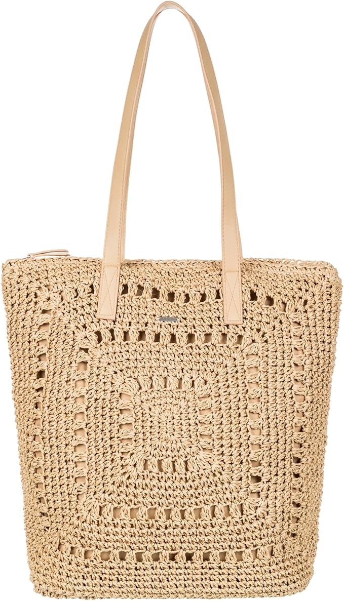 Roxy Women's Beach Tote Bag | Travel | Vacation | Straw | Lightweight | by Roxy