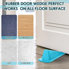 Frienda 6 Pcs Jumbo Door Stoppers Heavy Duty Door Stopper Tall up to 2inch Tall - Image 4
