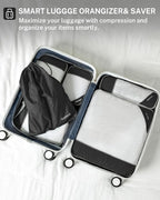 Compression Packing Cubes, Gonex Extensible Storage Mesh Bags Organizers - Image 7