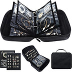 Meneng Travel Jewelry Case Organizer: Jewelry Bags Storage Book Binder - Image 7
