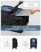Carry On Luggage 22x14x9 Airline Approved, 22-Inch Suitcases - Image 3