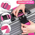 Luggage Straps for Suitcases TSA Approved, Travel Belt Suitcase Belt, Suitcase - Image 5