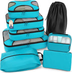 Shacke Premium 8 Packing Cubes Set by Shacke