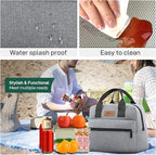 HOMESPON Insulated Lunch Bag for Women Men Lunch Box Cooler Lunch Tote for Work - Image 7