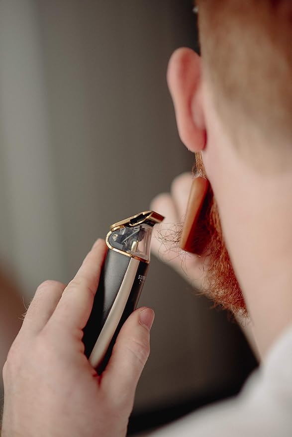 Supreme Trimmer T Shaper Professional Barber Trimmer | 90 Min Runtime, Low Noise Clippers for Men & Sensitive Skin | Cordless Zero Gap Beard Trimmer | ST5210
