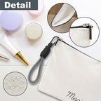 Funny Make Up Bag For Woman, Cosmetic Bag With Hand Strap - Magic Staff - Lined Toiletry Bag, Minimalism Pouch, Girl Organizer With Zipper, Women Essentials & Accessories - B10
