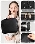 Makeup Bag With LED Mirror, Travel Makeup Case with Light up Mirror Large - Image 8