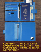 Passport Holder Wallet Cover Case - Image 4