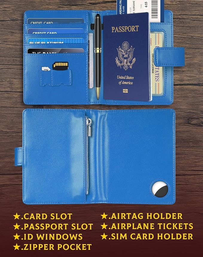 Passport Holder Wallet Cover Case - Image 4